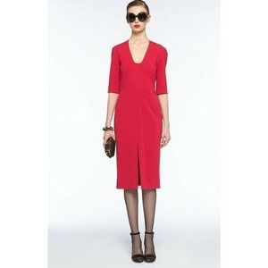 Diane Vo Furstenberg DVF Phyllis Dress Sheath Pink
